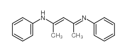 N-[1-甲基-3-(苯氨基)-2-丁烯-1-亚基]苯胺结构式