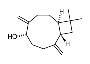1R,5R,9S-11,11-dimethyl-4,8-bismethylenebicyclo<7.2.0>undecan-5-ol结构式