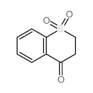 4H-1-Benzothiopyran-4-one,2,3-dihydro-, 1,1-dioxide Structure
