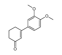 3',4'-dimethoxy-5,6-dihydro-[1,1'-biphenyl]-3(4H)-one结构式
