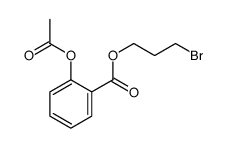 3-bromopropyl 2-acetyloxybenzoate结构式