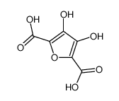 3,4-dihydroxyfuran-2,5-dicarboxylic acid Structure