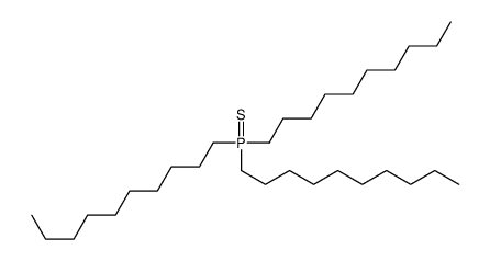 tris-decyl(sulfanylidene)-λ5-phosphane Structure