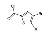 4,5-二溴-2-噻吩羰酰氯结构式