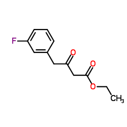 4-(3-氟苯基)-3-氧代丁酸乙酯结构式