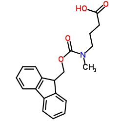 Fmoc-N-甲基-γ-丁酸结构式