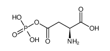 4-phospho-L-aspartic acid structure