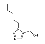 1-pentyl-5-(hydroxymethyl)imidazole结构式