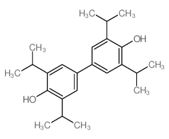3,3',5,5'-Tetraisopropylbiphenyl-4,4'-diol Structure