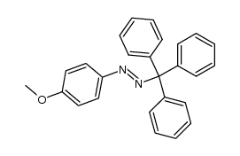 (4-methoxy-phenyl)-trityl-diazene Structure