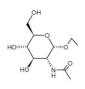 Ethyl2-acetamido-2-deoxy-a-D-glucopyranoside结构式