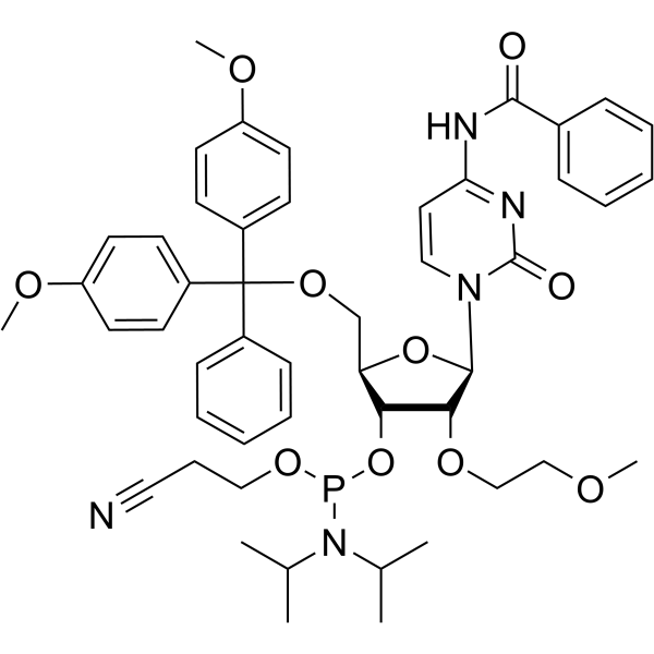 2'-O-MOE-N4-Bz-C 亚磷酰胺单体图片