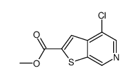 4-Chloro-thieno[2,3-c]pyridine-2-carboxylic acid methyl ester Structure