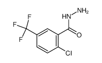 2-chloro-5-(trifluoromethyl)benzoic acid hydrazide结构式