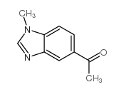 5-乙酰基-1-甲基苯并咪唑结构式