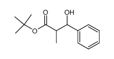 2-methyl-3-hydroxy-3-phenylpropionic acid t-butyl ester Structure