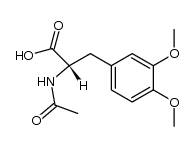 (S)-N-acetyl-3,4-dimethoxyphenylalanine结构式