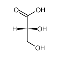 L-Glyceric acid Structure