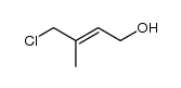 4-chloro-3-methyl-but-2-en-1-ol Structure