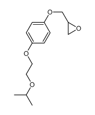 2-[[4-(2-propan-2-yloxyethoxy)phenoxy]methyl]oxirane Structure