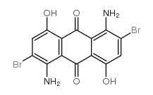 1,5-diamino-2,6-dibromo-4,8-dihydroxyanthraquinone结构式