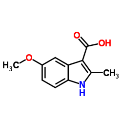 5-Methoxy-2-methyl-1H-indole-3-carboxylic acid Structure