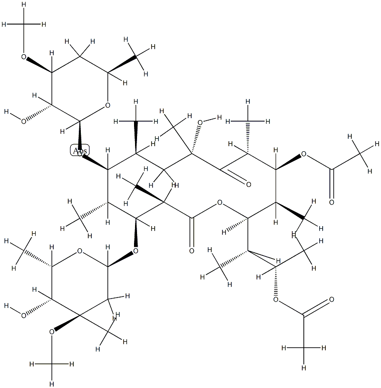 4'-O-Deacetyllankamycin 15-acetate结构式