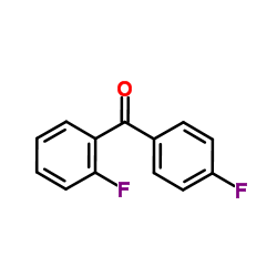 (2-Fluorophenyl)(4-fluorophenyl)methanone Structure