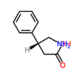 (R)-4-氨基-3-苯基丁酸结构式