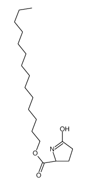 tetradecyl 5-oxo-L-prolinate Structure
