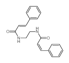 2-Propenamide,N,N'-1,2-ethanediylbis[3-phenyl-结构式