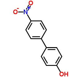 4'-Nitro-4-biphenylol structure