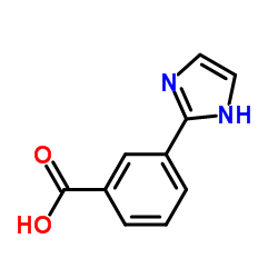 3-(1H-咪唑-2-基)苯甲酸结构式