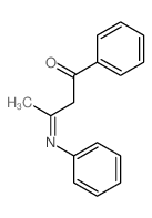 1-phenyl-3-phenylimino-butan-1-one Structure