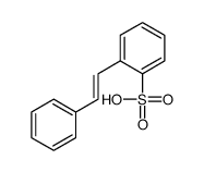 2-(2-phenylethenyl)benzenesulfonic acid结构式