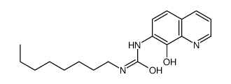 1-(8-hydroxyquinolin-7-yl)-3-octylurea Structure