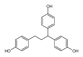 p,p',p''-(1-propanyl-3-ylidene)triphenol结构式