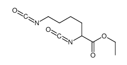 ethyl 2,6-diisocyanatohexanoate Structure