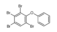 1,2,3,5-tetrabromo-4-phenoxybenzene结构式