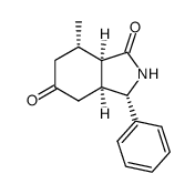 (3S,3aS,7S,7aR)-7-methyl-3-phenylperhydro-isoindole-1,5-dione结构式