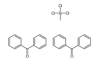 diphenylmethanone,trichloro(methyl)silane Structure