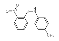 N-(4-methylphenyl)-2-nitro-benzenesulfenamide结构式