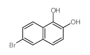 6-bromonaphthalene-1,2-diol结构式