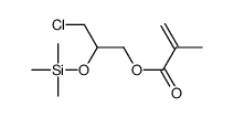 (3-chloro-2-trimethylsilyloxypropyl) 2-methylprop-2-enoate Structure