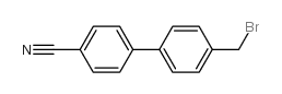 4-(4-溴甲基苯基)苯甲腈结构式