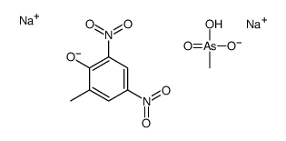 disodium,2-methyl-4,6-dinitrophenol,methyl-dioxido-oxo-λ5-arsane Structure