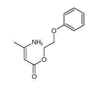 2-phenoxyethyl 3-aminobut-2-enoate结构式