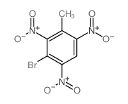 2-bromo-4-methyl-1,3,5-trinitro-benzene structure