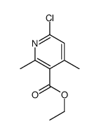 6-氯-2,4-二甲基烟酸乙酯结构式