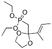 [[2-[(E)-1-Methyl-1-propenyl]-1,3-dioxolan-2-yl]methyl]phosphonic acid diethyl ester picture